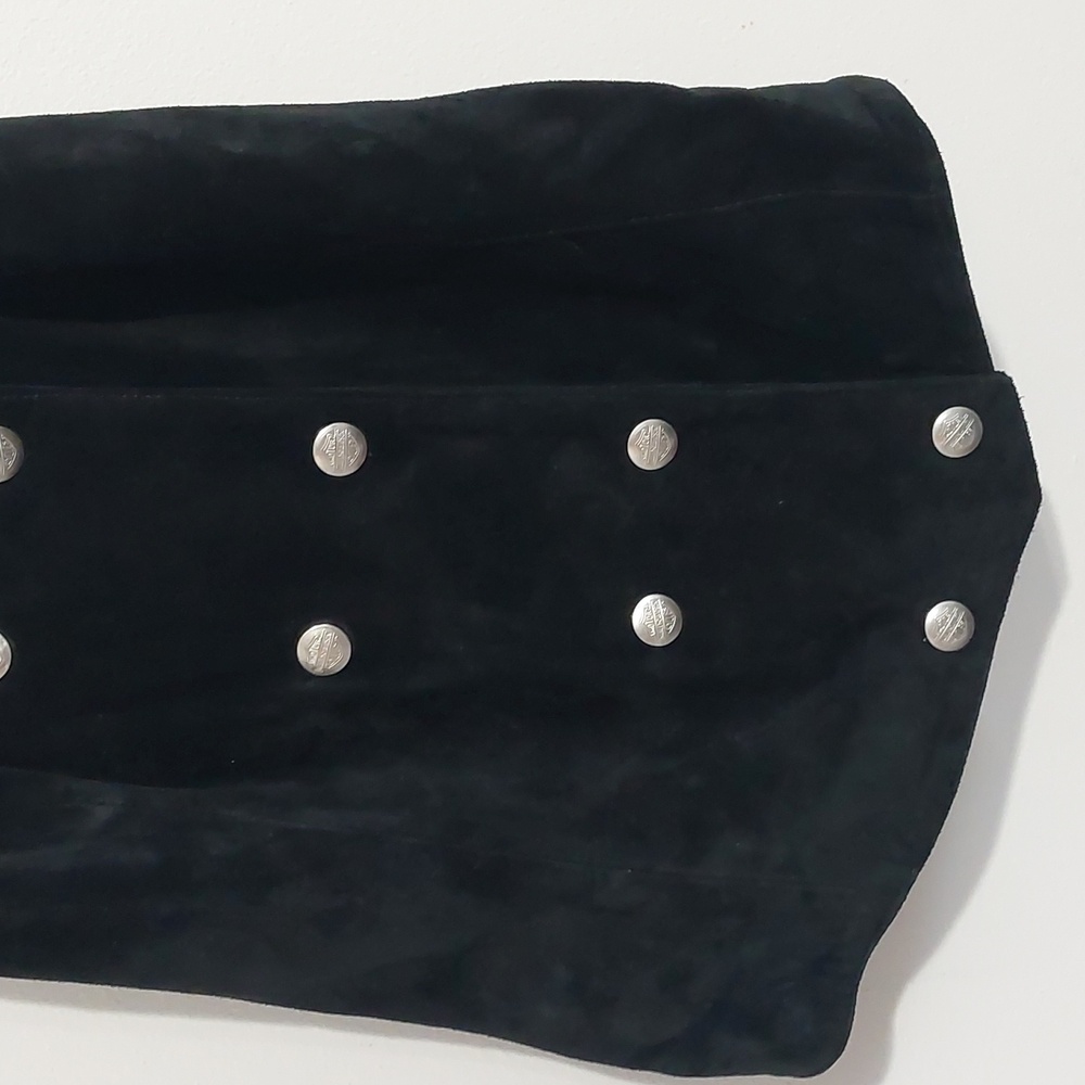 Vintage Suede Harley-Davidson Corset - Picture 3 of 10